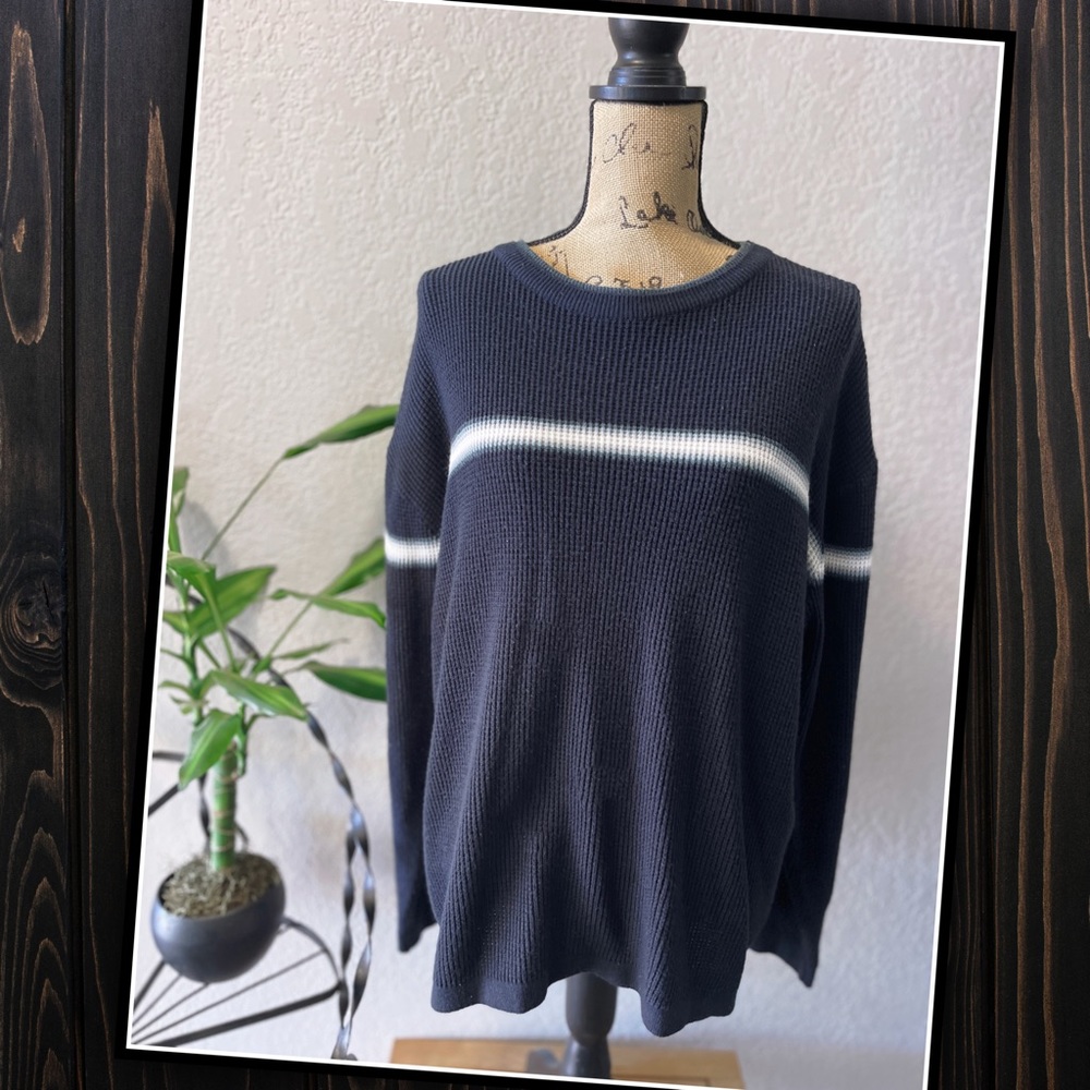 Men’s Ribbed Knit Sweater #NG3swt4G